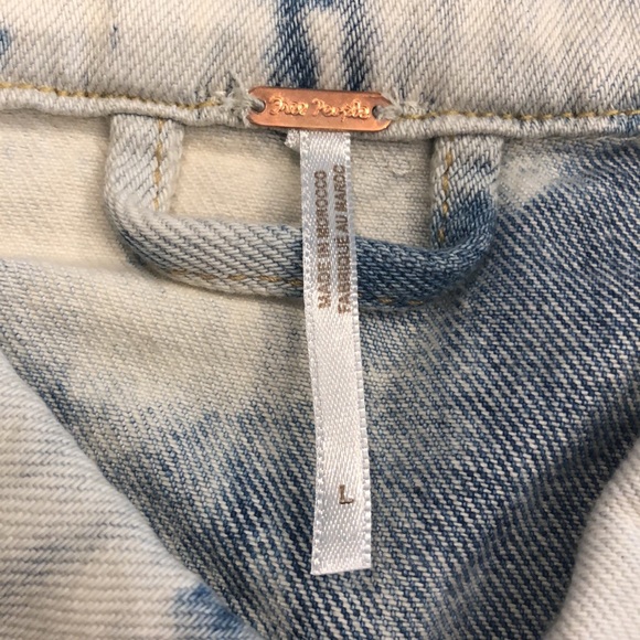 Free People Rumors Tie Dye Denim Jacket - Picture 6 of 15